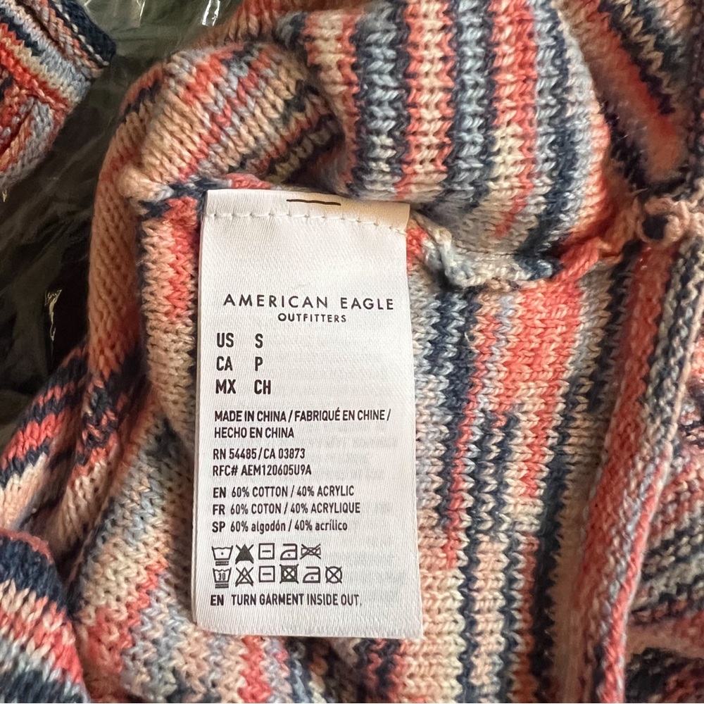 American Eagle | Bell Sleeve Ring-Front Sweater - Picture 5 of 6